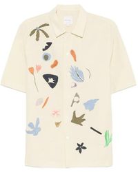 Paul Smith - Embroidered Short-Sleeve Shirt - Lyst