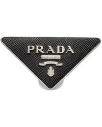 Prada - Saffiano Belt Buckle - Lyst