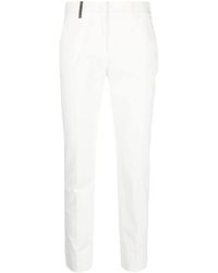 Peserico - High-waist Tailored Trousers - Lyst