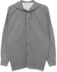 Homme Plissé Issey Miyake - Pleated Hooded Jacket - Lyst