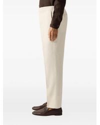 ZEGNA - Oasi Lino Trousers - Lyst