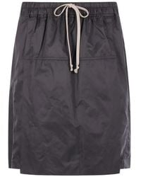 Moncler - X Rick Owens Short À Patch Logo - Lyst