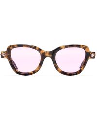 Kuboraum - P5 Tortoiseshell-effect Cat-eye Sunglasses - Lyst