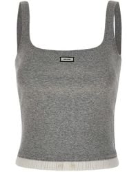 Entire studios - Lounge Cropped Ribbed Top - Lyst