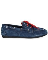 POSA - Mocassins À Effet Délavé - Lyst