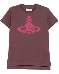 Vivienne Westwood - Orb-Print T-Shirt - Lyst