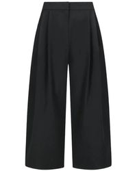 Amomento - Double-Pleated Wide-Leg Trousers - Lyst
