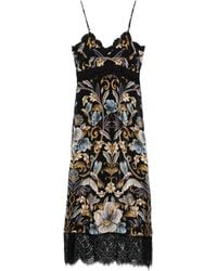 FARM Rio - Kleid mit Snake Garden-Print - Lyst