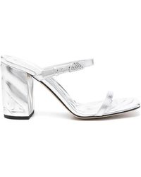 McQueen - 85Mm Seal Sandals - Lyst