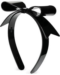 Maison Michel - Bow-Embellished Headband - Lyst