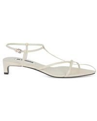 Jil Sander - Strappy Pointed-Toe Sandals - Lyst
