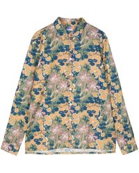 PS by Paul Smith - Floral-print Lyocell-cotton Shirt - Lyst