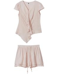 B+ AB - Ruffled-Detail Short Set - Lyst