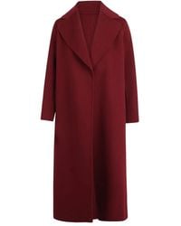 Max Mara - Manteau À Manches Longues Et Col À Revers Crantés - Lyst