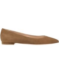 Gianvito Rossi - Gianvito Pointed-Toe Ballet Flats - Lyst