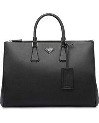 Prada Galleria Saffiano Tote - Black