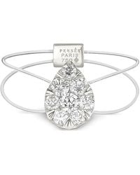 PERSÉE - 18Ct Floating-Pear Diamond Ring - Lyst