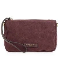 Gianni Chiarini - Nora Suede Clutch Bag - Lyst