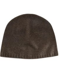 Ziggy Chen - Slouchy Ribbed-Trim Beanie Hat - Lyst