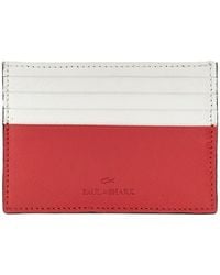 Paul & Shark - Saffiano-Leather Card Holder - Lyst