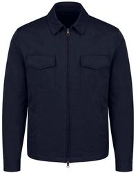 Kiton - Chaqueta Con Cremallera Y Bolsillos - Lyst