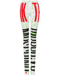 Moschino - Organic Jersey Leggings 'Think Twice' - Lyst