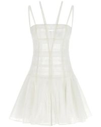 Giovanni bedin - Chantilly Lace Bustier Mini Dress - Lyst