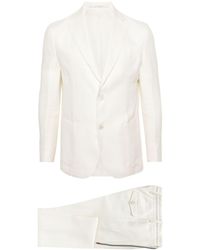 Eleventy - Single-breasted Linen Blend Suit - Lyst