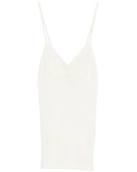 forte_forte - Scalloped-Trim Top - Lyst