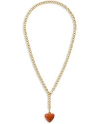 Roxanne Assoulin - The Mini Puffy Heart-Charm Necklace - Lyst