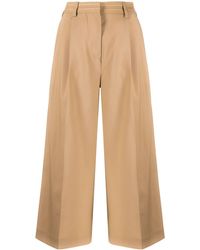 Marni - Tailored Virgin Wool Cropped Trousers - Lyst