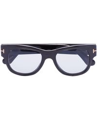 Tom Ford Occhiali da sole squadrati FT0487-P - Nero
