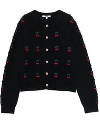 Maje - Cardigan À Cerise Brodée - Lyst