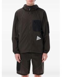 and wander - Logoprint Lightweight Jacket - Lyst