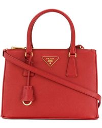 Prada - Borsa Tote Galleria Mini - Lyst
