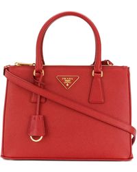 Prada - Mini Galleria Tote Bag - Lyst
