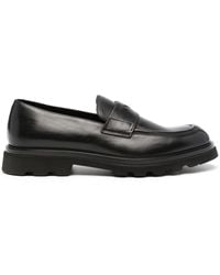 Doucal's - Round-toe Leather Loafers - Lyst
