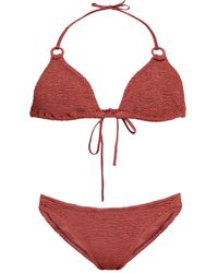 Hunza G - Eva Seersucker Bikini - Lyst