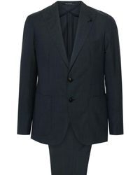 Tagliatore - Brooch-detail Virgin-wool Suit - Lyst