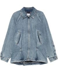 Haikure - June Zip-Front Denim Jacket - Lyst