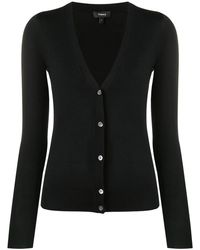 Theory - V-Neck Cardigan - Lyst