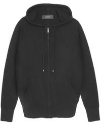 Vera Wang - Heidi Knitted Zip-Up Hoodie - Lyst