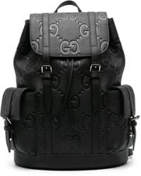 Gucci - Jumbo gg Leather Backpack - Lyst