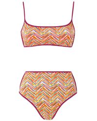 Missoni - Zigzag-Print Bikini - Lyst