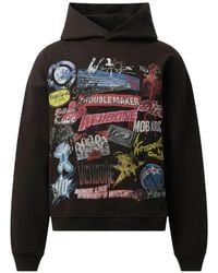 we11done - Collage-Print Hoodie - Lyst