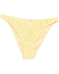 KARL LAGERFELD - Crochet Ring-Detail Bikini Bottoms - Lyst