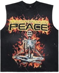 HELLSTAR - Skeleton Sleeveless T-Shirt - Lyst