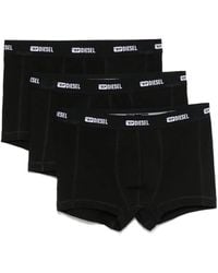 DIESEL - Lot De Trois Boxers À Logo Imprimé - Lyst