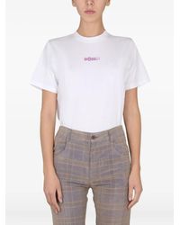 McQ - Logo-Print T-Shirt - Lyst