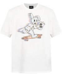 Paul Smith - Crewneck Graphic T-Shirt - Lyst